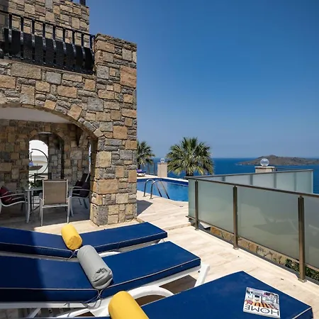 Villa With Pool And Sea View In Yalikavak Bd4148 *