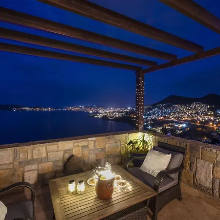 Villa With Pool And Sea View In Yalikavak Bd4148 *