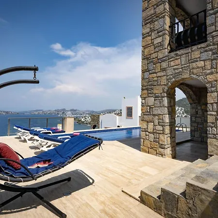 With Pool And Sea View In Yalikavak Bd4148 * Bodrum