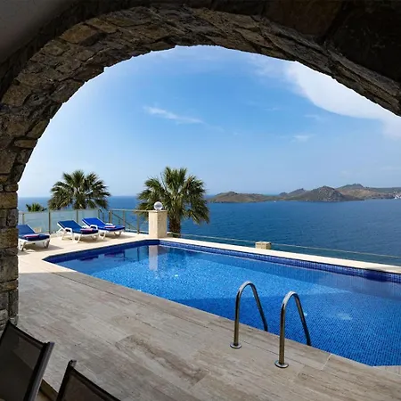 With Pool And Sea View In Yalikavak Bd4148