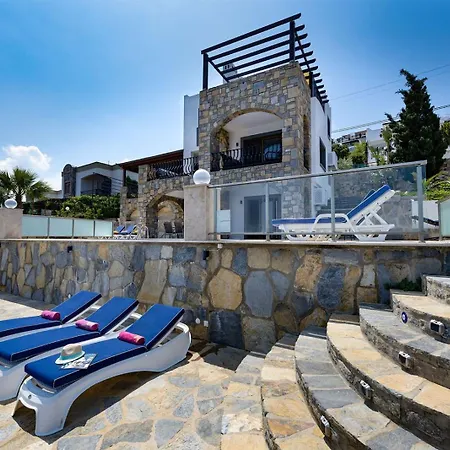 With Pool And Sea View In Yalikavak Bd4148 Bodrum